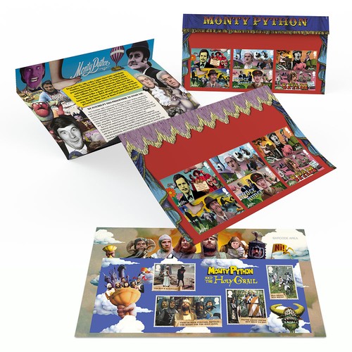 Monty python stamps - monty,