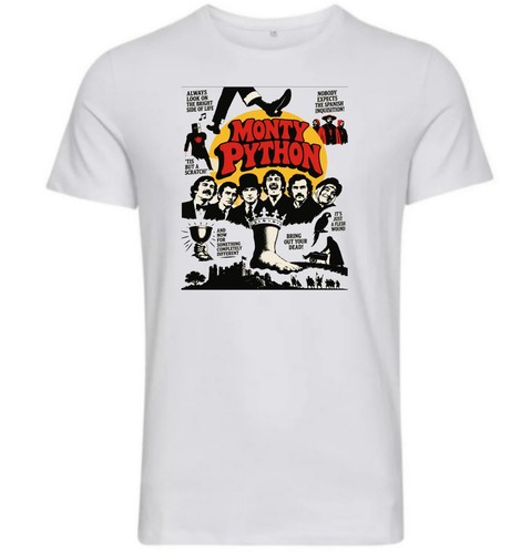 Monty python white t - monty,